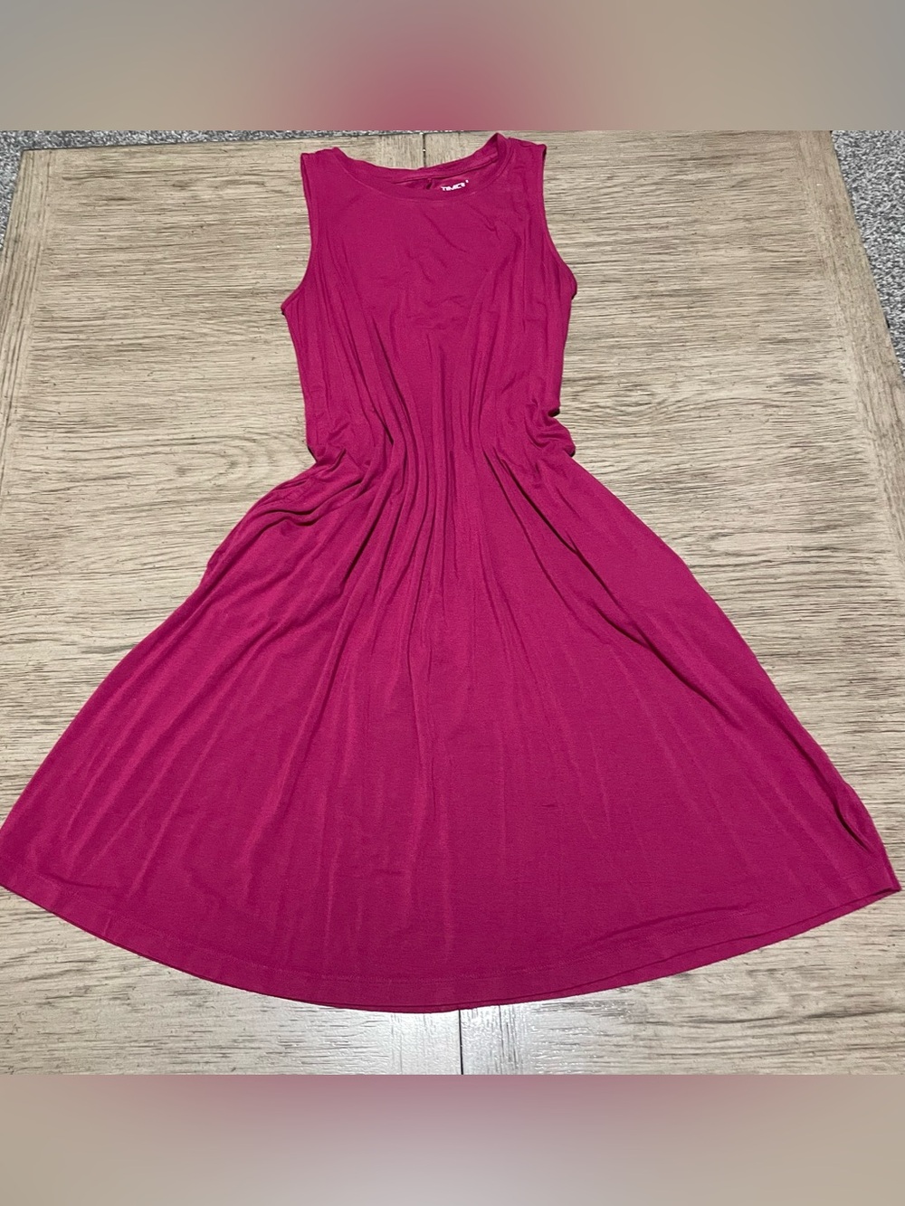 Time and Tru women’s dress, size small, fuchsia pink. Has pockets!